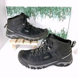 KEEN Men's Targhee EXP Waterproof Hiking Boots in black Size 14